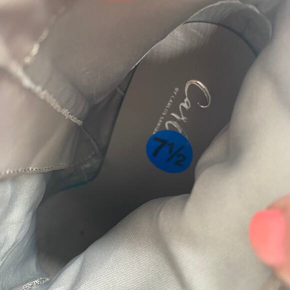 Carlos Santana Lydia Snakeskin Booties Size 7.5 - Picture 8 of 9